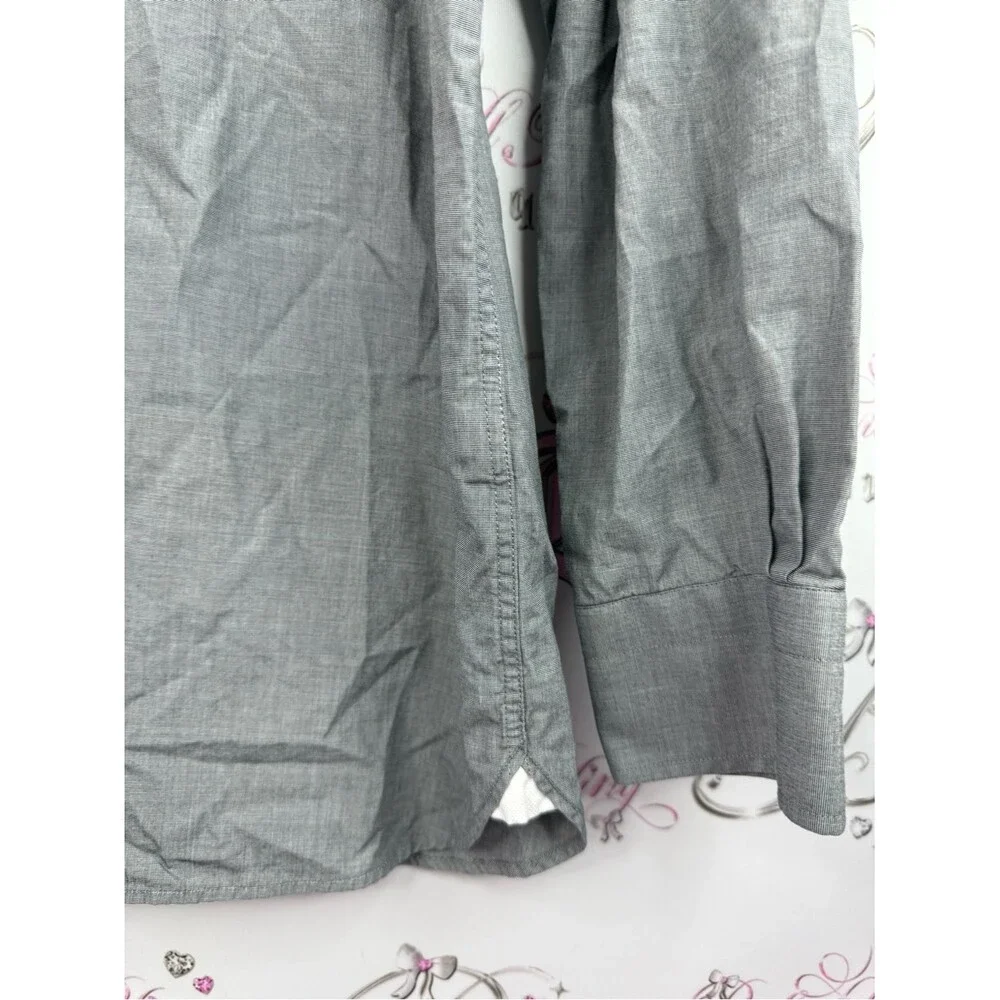 Banana Republic shirt button up Gray Long Sleeve Button-Up Shirt